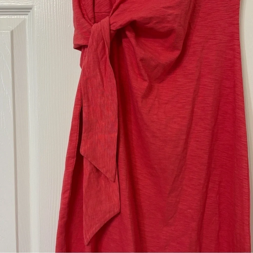NWT Talbots Side Tie Shift Dress In Coral Women's Size XS - Picture 4 of 7